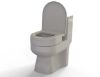 Ashby Lift D Shape Toilet Raiser showing high gloss hygienic finish